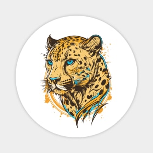 Graffiti Paint Jaguar Creative Magnet